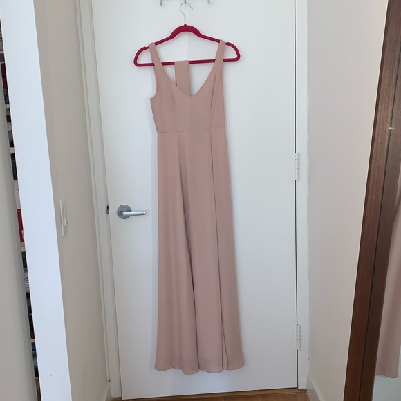 Show me your Mumu Jenn Dress in Dusty Blush Crisp - Picture 4 of 4